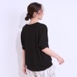 シューラルー/ドレスキップ(SHOO・LA・RUE/DRESKIP)の【ひんやり/UV】さり気ないラメで大人上品 お袖リブ ドルマントップス6