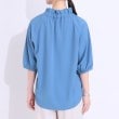 シューラルー/ドレスキップ(SHOO・LA・RUE/DRESKIP)の【洗える/接触冷感/S-LL】フェミニンもクールも フリルリボン5分袖ブラウス15