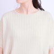シューラルー/ドレスキップ(SHOO・LA・RUE/DRESKIP)の【二の腕カバー】さりげないラメが上品見え リブドルマンニット20
