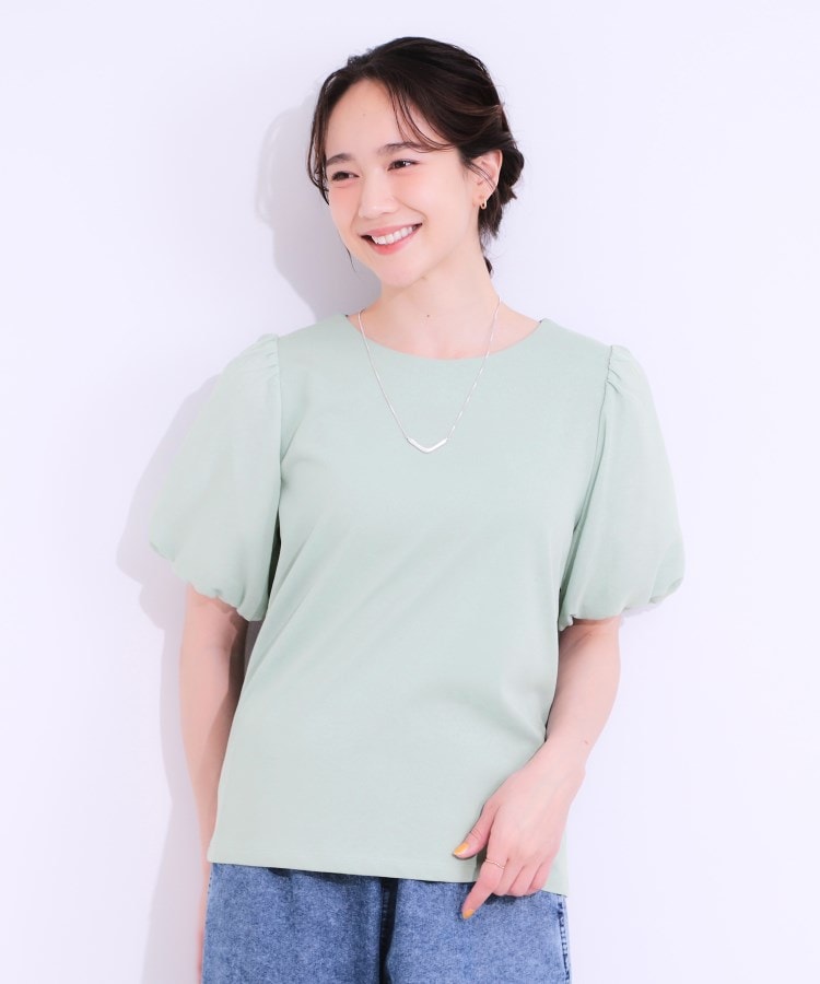 シューラルー/ドレスキップ(SHOO・LA・RUE/DRESKIP)の【シューアイス】袖シアーバルーントップス9