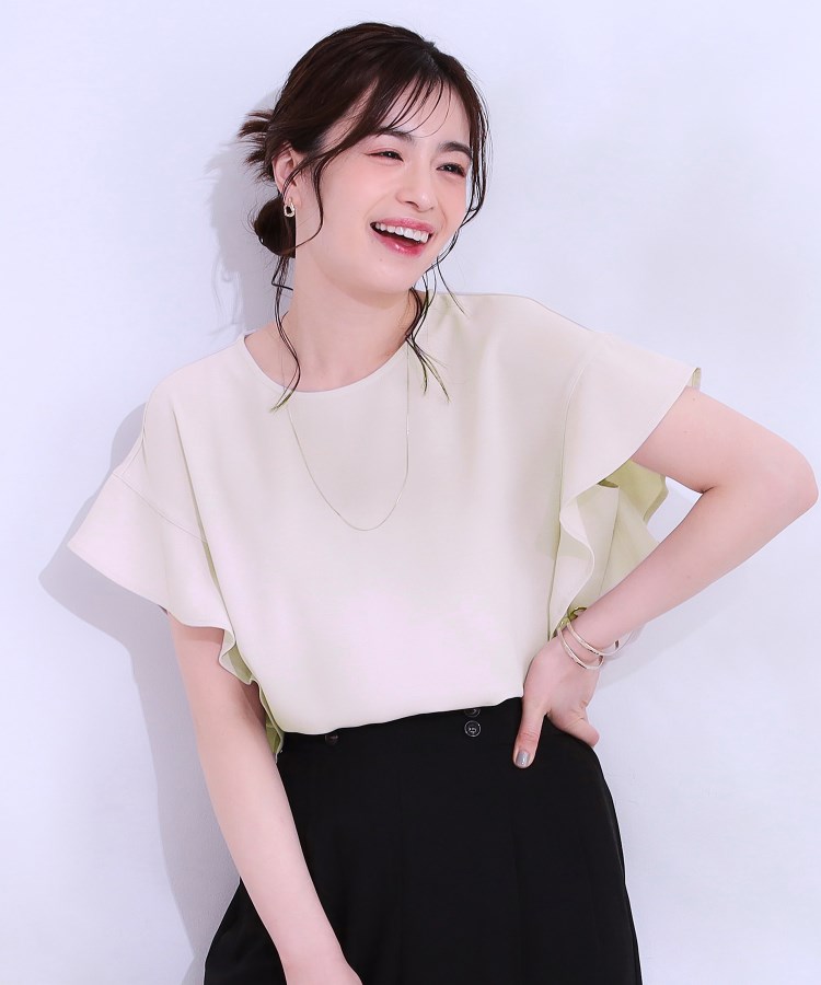 シューラルー/ドレスキップ(SHOO・LA・RUE/DRESKIP)の【イージーケア】大人フェミニン お袖フリルブラウス14