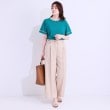 シューラルー/ドレスキップ(SHOO・LA・RUE/DRESKIP)の【UVカット/洗える】お袖シアーがヘルシーに フレアスリーブサマーニット19