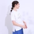 シューラルー/ドレスキップ(SHOO・LA・RUE/DRESKIP)の【S-LL/接触冷感/UVカット】選べる3柄 お袖チュールで差をつける ロゴプリントTシャツ2