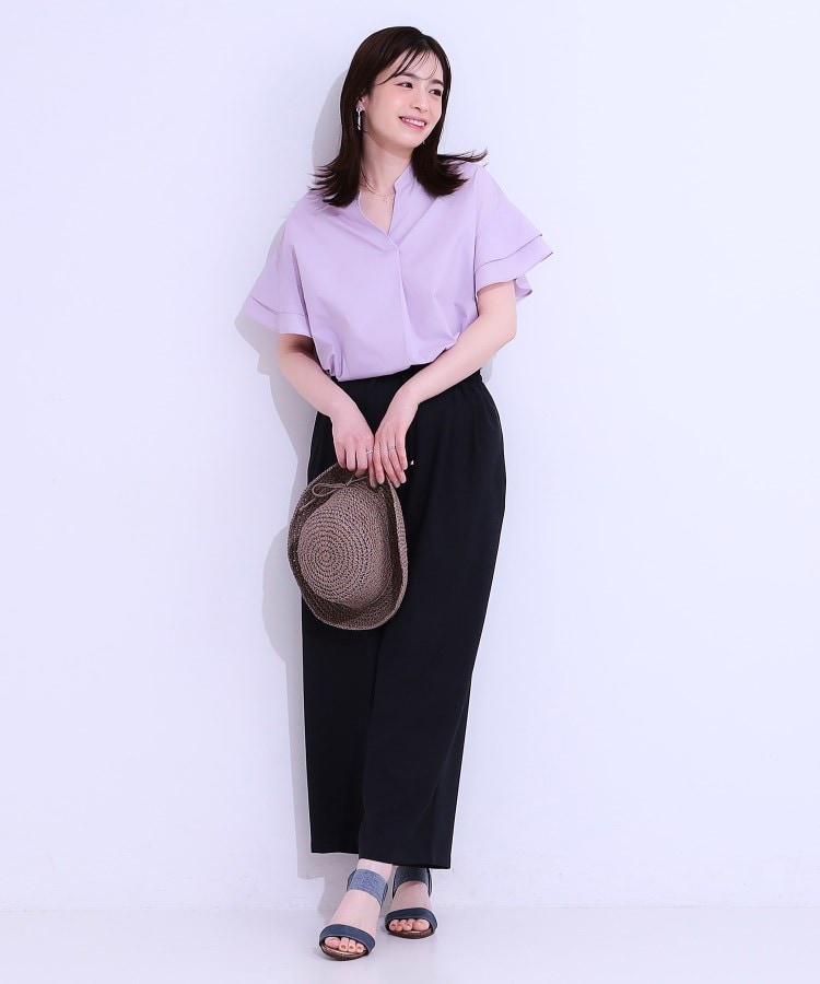 シューラルー/ドレスキップ(SHOO・LA・RUE/DRESKIP)の袖フリルスキッパーシャツ11