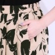 シューラルー/ドレスキップ(SHOO・LA・RUE/DRESKIP)の【S-LL/ひんやり】いつものコーデを華やかに 柄アソート 麻調ガウチョパンツ22