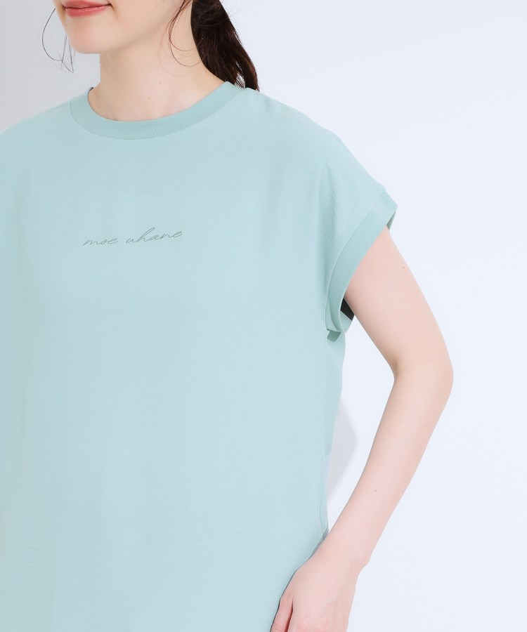 シューラルー/ドレスキップ(SHOO・LA・RUE/DRESKIP)の【S-LL/ひんやり/洗濯後しわになりにくい】程よいシアー感 ロゴTシャツブラウス21