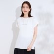 シューラルー/ドレスキップ(SHOO・LA・RUE/DRESKIP)の【S-LL/ひんやり/洗濯後しわになりにくい】程よいシアー感 ロゴTシャツブラウス1