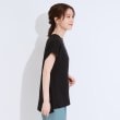 シューラルー/ドレスキップ(SHOO・LA・RUE/DRESKIP)の【S-LL/ひんやり/洗濯後しわになりにくい】程よいシアー感 ロゴTシャツブラウス6