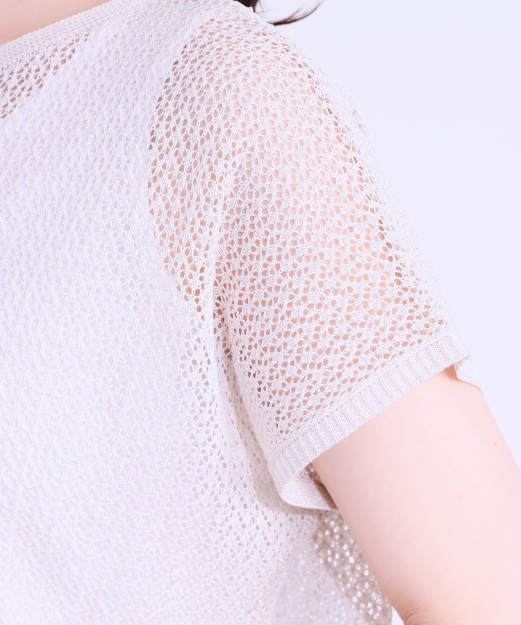 シューラルー/ドレスキップ(SHOO・LA・RUE/DRESKIP)の【S-LL/2点セット】程よいラメが上品 透かしニット＋タンクトップ17