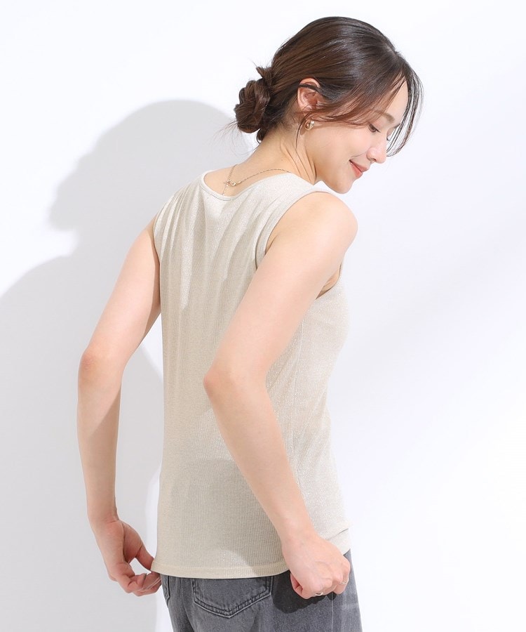 シューラルー/ドレスキップ(SHOO・LA・RUE/DRESKIP)のラメテレコタンクトップ6