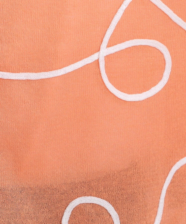 シューラルー/ドレスキップ(SHOO・LA・RUE/DRESKIP)の刺繍デザインシアーニットカーディガン12