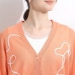 シューラルー/ドレスキップ(SHOO・LA・RUE/DRESKIP)の刺繍デザインシアーニットカーディガン20