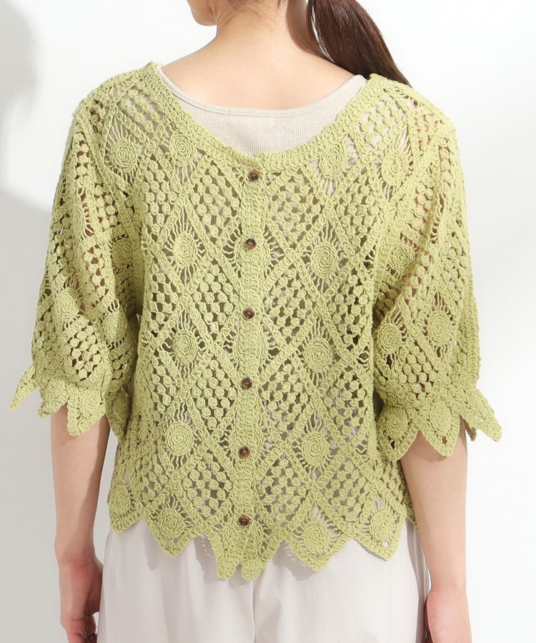 シューラルー/ドレスキップ(SHOO・LA・RUE/DRESKIP)の【2WAY】クロシェレースカーディガン29