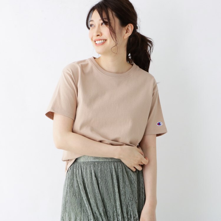 Championショート丈tシャツ tシャツ Pink Adobe ピンクアドベ Championショート丈tシャツ tシャツ Pink Adobe ピンクアドベ