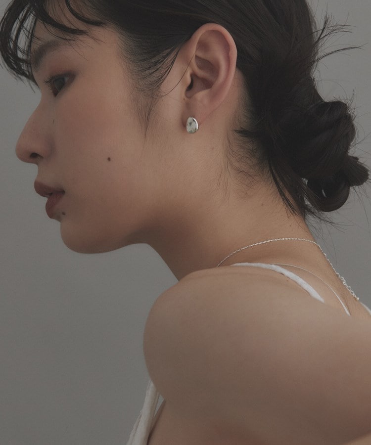 【使い勝手の良い】 シルバー ニュアンスピアス COCOSHNIK | ドロップ（ピアス） アクセサリー