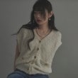 ココシュニック オンキッチュ(COCOSHNIK ONKITSCH)のシルバー バロックパール チェーンミックス ネックレス GP6