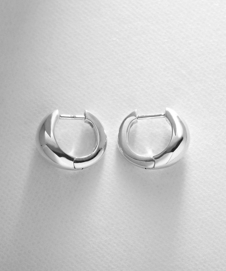 【WEB限定】ハギーフープ マーキスピアス(シルバー)
