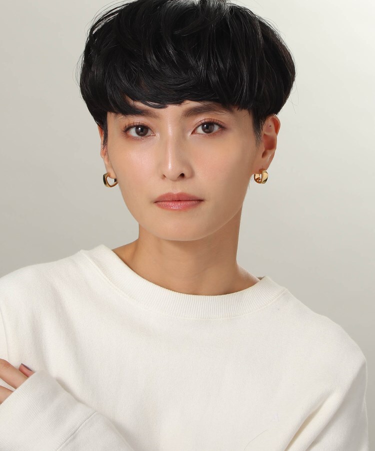 【WEB限定】ツイストスクエア ピアス
