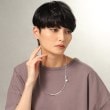 ココシュニック オンキッチュ(COCOSHNIK ONKITSCH)のシルバー マルチチェーンネックレス メタル・パール14