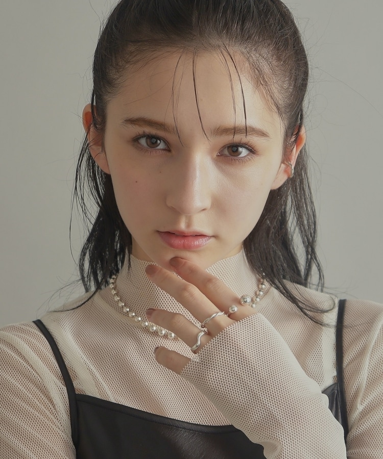 シルバー ニュアンスリング ウェーブ(リング) | COCOSHNIK シルバー ニュアンスリング ウェーブ(リング) | COCOSHNIK