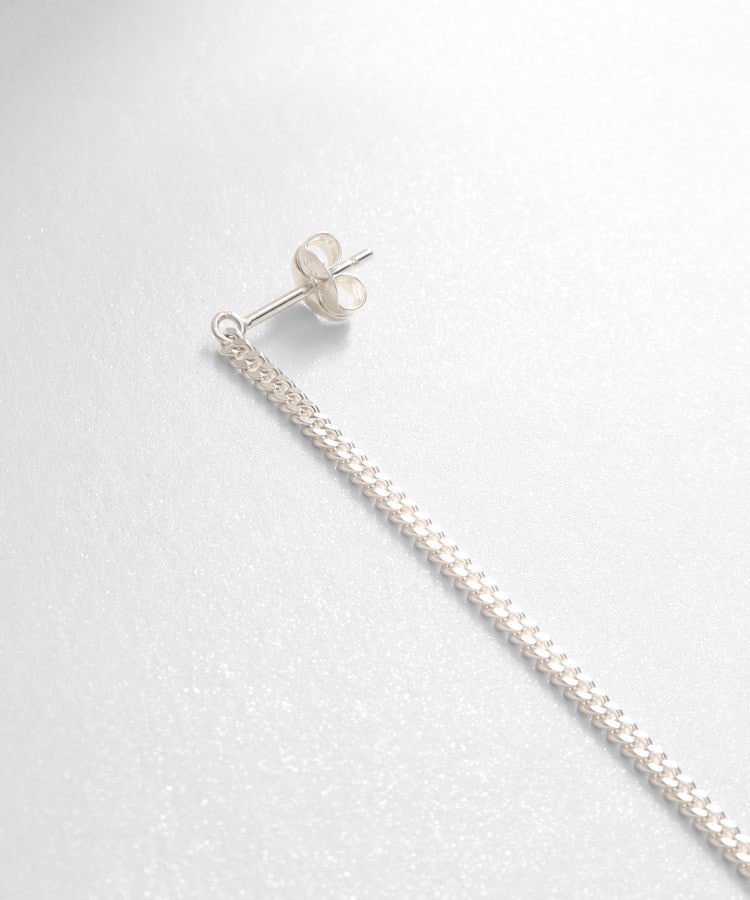 Dr MONROE ドクターモンロー チェーンピアス 1P 片耳用 シルバー