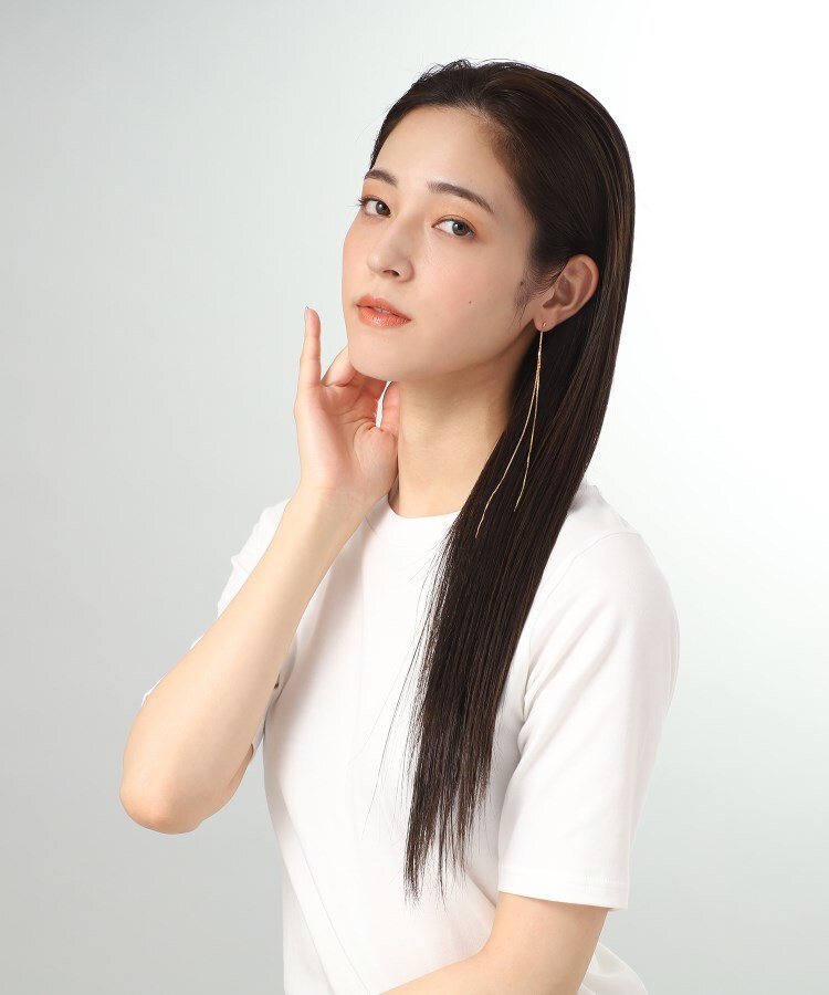【WEB限定】チェーンピアスベネチアン ロングフロントバック(片耳用)
