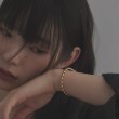 ココシュニック オンキッチュ(COCOSHNIK ONKITSCH)のシルバー デザインチェーン オーバルボールL ブレスレット GP7