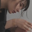 ココシュニック オンキッチュ(COCOSHNIK ONKITSCH)のシルバー カーブチェーン レイヤード ブレスレット GP7