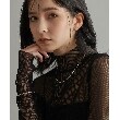 ココシュニック オンキッチュ(COCOSHNIK ONKITSCH)のシルバー デザインチェーン フラットオーバルリンクネックレス9
