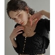 ココシュニック オンキッチュ(COCOSHNIK ONKITSCH)のシルバー ミックスチェーン フラット カーブドレープY ネックレス GP13