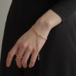 ココシュニック オンキッチュ(COCOSHNIK ONKITSCH)のシルバー ハンギングミックスケーブルチェーン ブレスレット GP13