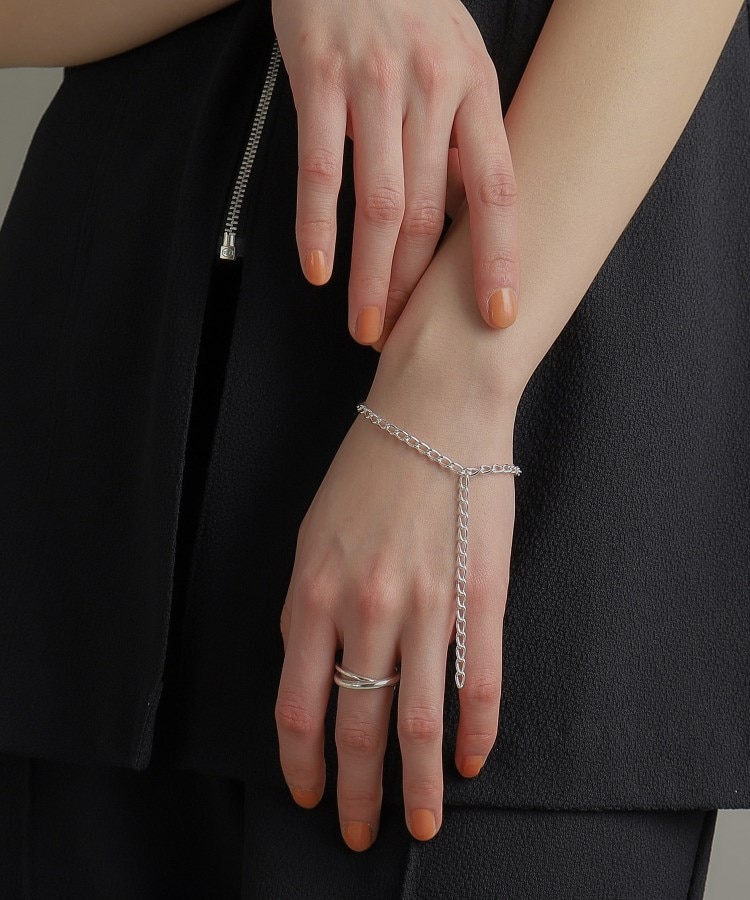 特価 シルバー ハンギングロングカーブチェーン ブレスレット アクセサリー
