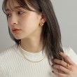 ココシュニック オンキッチュ(COCOSHNIK ONKITSCH)のシルバー デザインチェーン カーブネックレス GP13