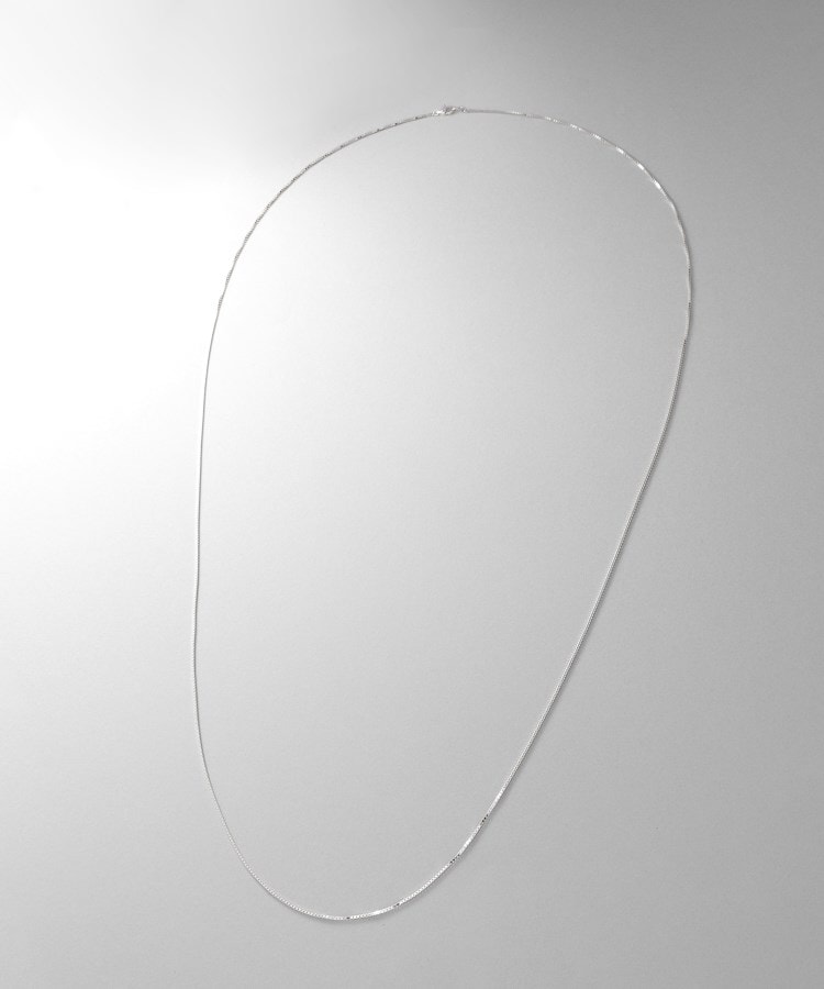 ココシュニック オンキッチュ(COCOSHNIK ONKITSCH)のシルバー デザインチェーン ベネチアンネックレス（90cm）4