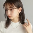 ココシュニック オンキッチュ(COCOSHNIK ONKITSCH)のシルバー ミックスチェーン ケーブル・カーブ パールネックレス8