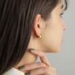 ココシュニック オンキッチュ(COCOSHNIK ONKITSCH)のシルバー ハギーピアス ボールL GP10