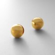 ココシュニック オンキッチュ(COCOSHNIK ONKITSCH)のシルバー ハギーピアス ボールL GP1