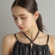ココシュニック オンキッチュ(COCOSHNIK ONKITSCH)のシルバー スモールフープ ダブルプランプピアス11