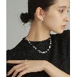 ココシュニック オンキッチュ(COCOSHNIK ONKITSCH)のシルバー スモールフープ ダブルプランプピアス9