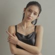 ココシュニック オンキッチュ(COCOSHNIK ONKITSCH)のシルバー カーブチェーン ビブネックレス7