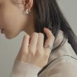 ココシュニック オンキッチュ(COCOSHNIK ONKITSCH)のシルバー クロッシングラインリング12