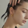 ココシュニック オンキッチュ(COCOSHNIK ONKITSCH)のシルバー ホロウピアス ダブルボール GP16