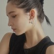 ココシュニック オンキッチュ(COCOSHNIK ONKITSCH)のシルバー ホロウピアス ダブルボール16