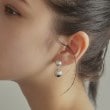 ココシュニック オンキッチュ(COCOSHNIK ONKITSCH)のシルバー ホロウピアス ダブルボール17