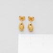 ココシュニック オンキッチュ(COCOSHNIK ONKITSCH)のシルバー ペアシェイプ スタッドピアス GP4