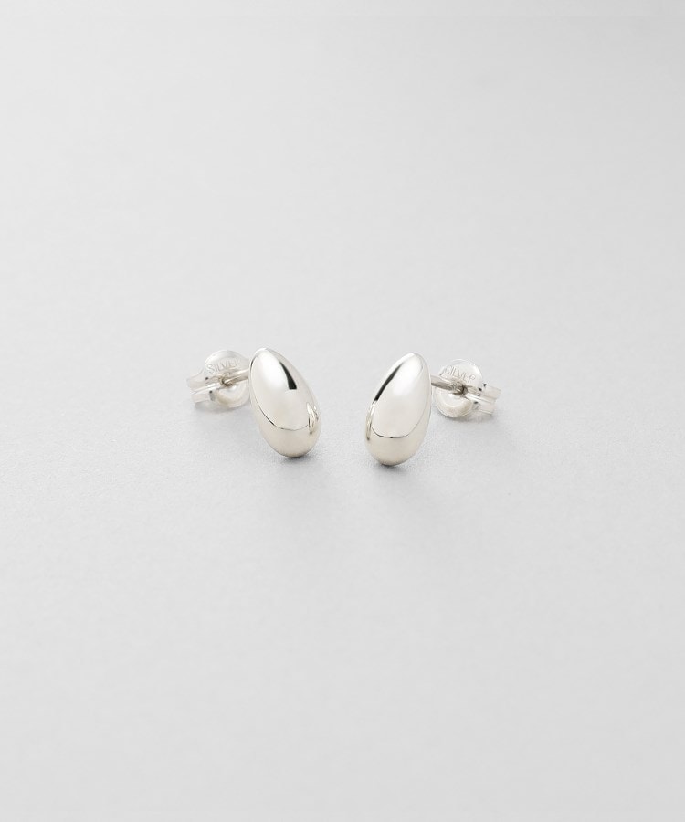 シルバー ペアシェイプ スタッドピアス(ピアス) | COCOSHNIK シルバー ペアシェイプ スタッドピアス(ピアス) | COCOSHNIK