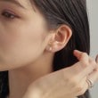 ココシュニック オンキッチュ(COCOSHNIK ONKITSCH)のシルバー ペアシェイプ スタッドピアス11
