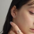 ココシュニック オンキッチュ(COCOSHNIK ONKITSCH)のシルバー クッションシェイプ スタッドピアス14