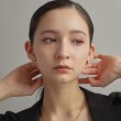 ココシュニック オンキッチュ(COCOSHNIK ONKITSCH)のシルバー シールドシェイプ スタッドピアス GP8