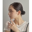 ココシュニック オンキッチュ(COCOSHNIK ONKITSCH)のシルバー レクタングル スタッドピアス GP7